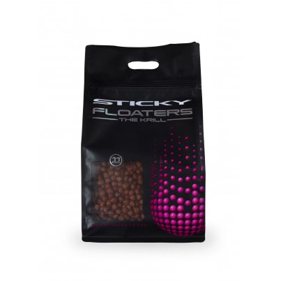 Sticky Baits Pelety plovoucí Floaters Krill 11mm 3kg 