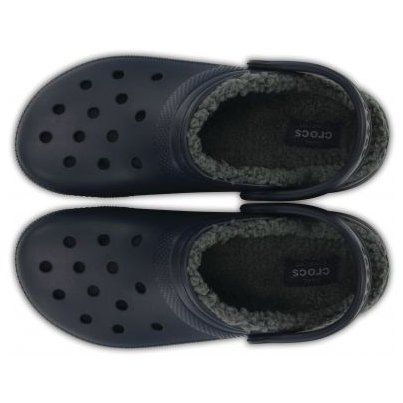 Crocs Classic Lined Clog Navy/Charcoal