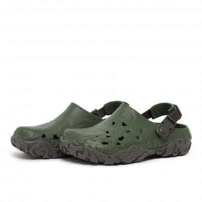 Crocs Nazouváky All Terrain Atlas Clog Army green/Espresso
