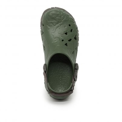 Crocs Nazouváky All Terrain Atlas Clog Army green/Espresso