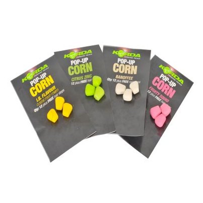 Korda Pop-Up Corn Citrus Zing 12ks - orange (citrusové plody) umělá kukuřice plovoucí