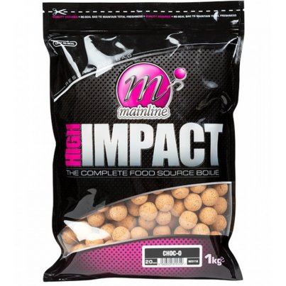 Mainline High Impact Boilies Choc-O 15mm 1kg (čokoláda-pomeranč)