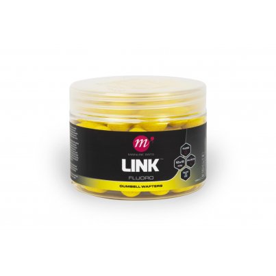 Mainline Dumbell Fluoro Wafters Link 12x15 mm Yellow 