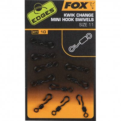Fox Edges Kwik Change Mini Hook Swivel vel. 11