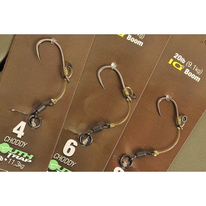 Korda Návazec Hinge Rig Choody 8 Mouth Trap 20lb IQ Fluorocarbon 20lb