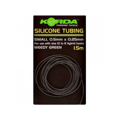 Korda Silikonová hadička Silicone Tubing 0,7mm 1,5m Green