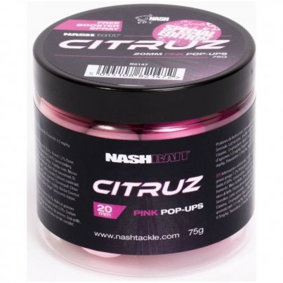Nash Citruz Pop Ups Pink 15mm 75g + 3ml Booster Spray