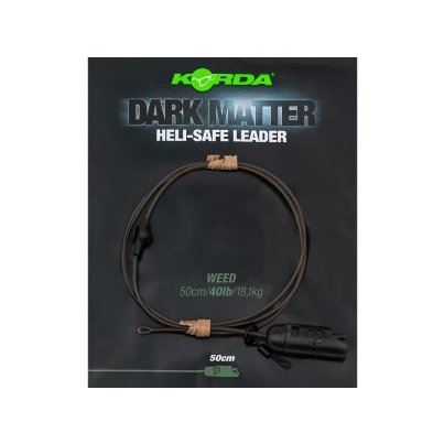 Korda Dark Matter Leader Heli Safe Weed 40lb 50cm