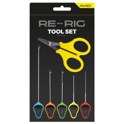 Avid Carp Set Jehel a Nůžky Re-Rig Tool Set