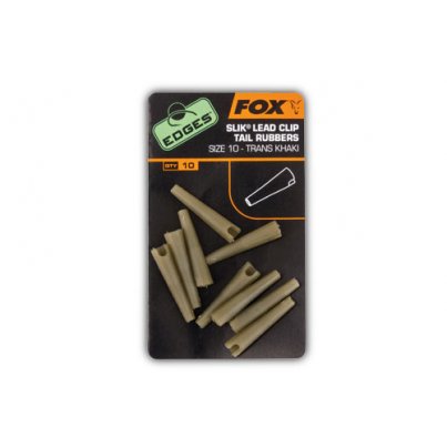 Fox Edges Lead Clip Tail Rubbers