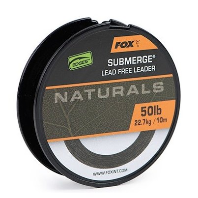 Fox Šňůra bez olověného jádra Naturals Leader 10m 50lb