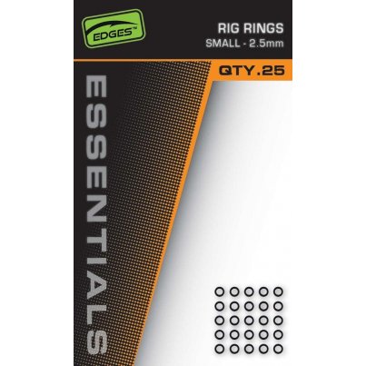 Fox Kroužky Edges Essentials Rig Rings 25 ks - 2,5 mm