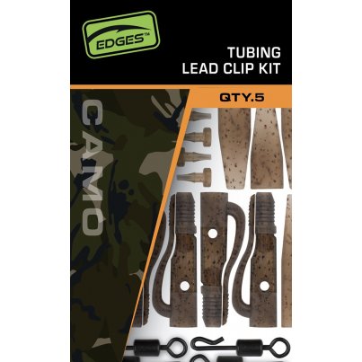 Fox Závěsky Edges Tubing Leadclip Kit 5 ks
