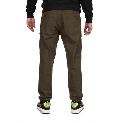 Fox Kalhoty Collection LW Cargo Trousers Green & Black vel.XXXL
