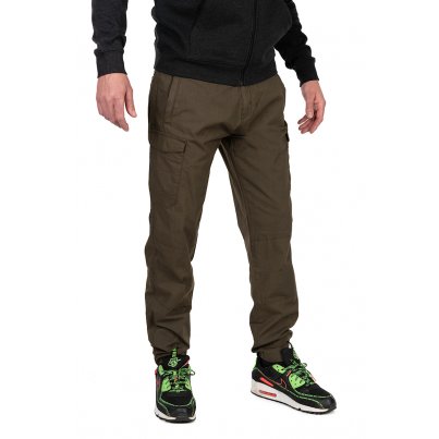 Fox Kalhoty Collection LW Cargo Trousers Green & Black vel.M
