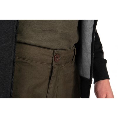 Fox Kalhoty Collection LW Cargo Trousers Green & Black vel.S