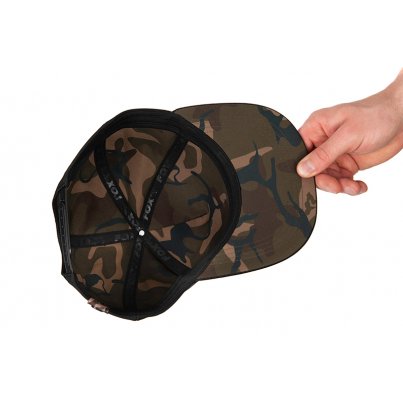 Fox Kšiltovka Black / Camo Snapback Hat