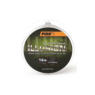Fox Vlasec Illusion Soft Trans Khaki 200m 0,39mm Fluorocarbon