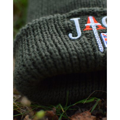 JAG Čepice Chunky Knit Beanie Black černá