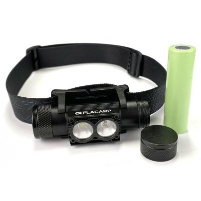 Flacarp Čelovka Vodotěsná HL3UV s Bílým a UV Světlem