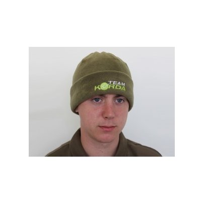 Korda Čepice Green Fleece Hat Bright Logo zelená