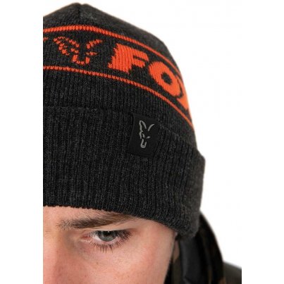 Fox Čepice Collection Beanie Hat Black Orange