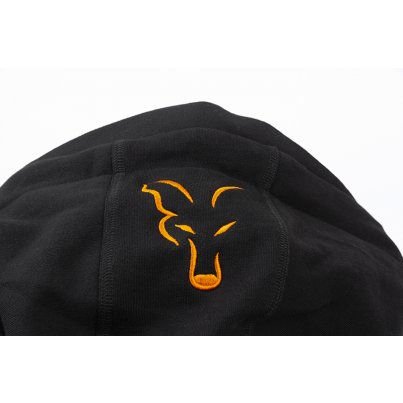 Fox Mikina Collection Black & Orange Hoodie vel. S