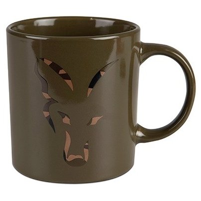 Fox Hrnek Green And Camo Head Ceramic Mug