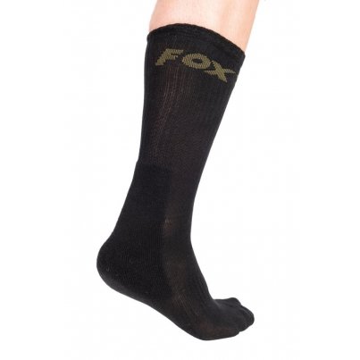 Fox Ponožky Black Socks 3 Pack vel. 6-9/40-43