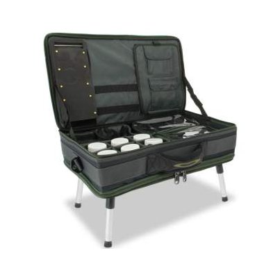 NGT Stolek s kufrem Carp Bivvy Table System