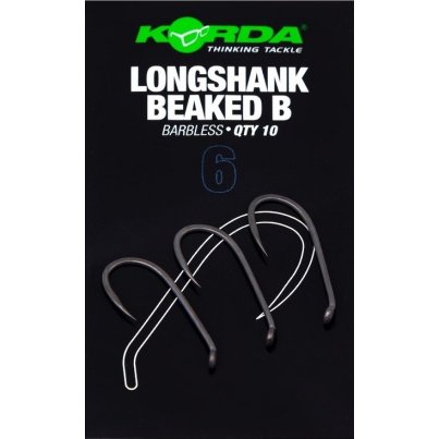 Korda Longshank Beaked Barbless vel. 6