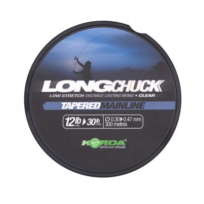 Korda LongChuck Tapered Mainline 300m Clear