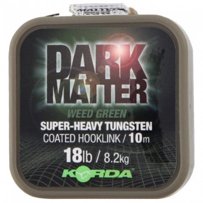 Korda Dark Matter Tungsten Coated Braid Green 18lb 10m