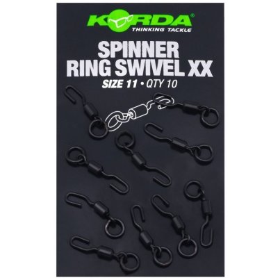 Korda Obratlík Spinner Ring Swivel XX vel.11 10ks