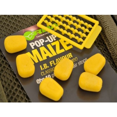 Korda Pop-Up Maize Banoffee 10ks - bílá (banán-smetana) umělá velká kukuřice plovoucí