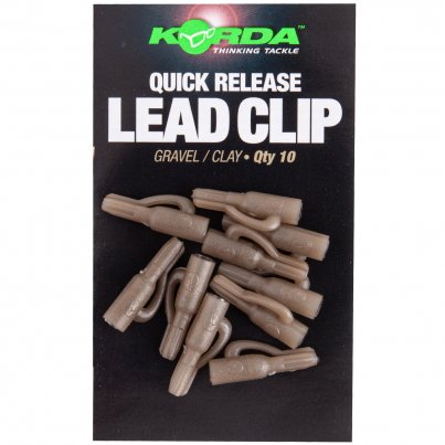 Korda Závěs Quick Release Lead Clip Gravel/Clay 10ks