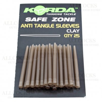 Korda Převleky Anti Tangle Sleeves Clay 25ks