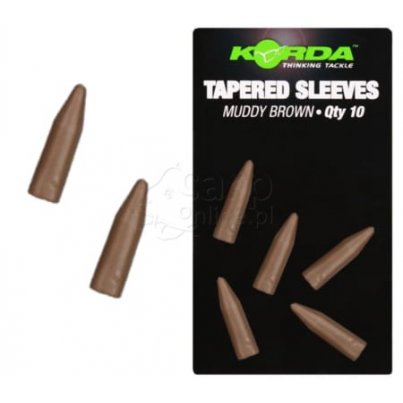 Korda Tapered Silicone Sleeves Brown 10ks