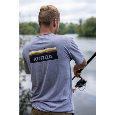 Korda Tričko Lakebed Tee Grey vel. XL
