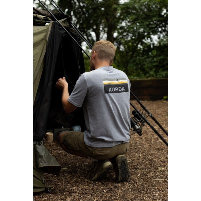 Korda Tričko Lakebed Tee Grey vel. XL