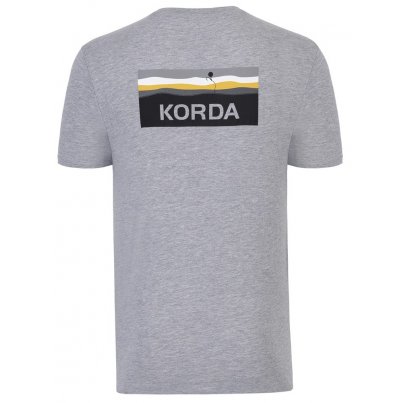 Korda Tričko Lakebed Tee Grey vel. XL