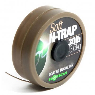Korda šňůrka potahovaná N-Trap Soft Silt 30lb černá 20m