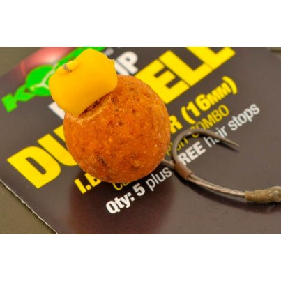 Korda Pop-Up Dumbell Fishy Fish 12mm 8ks - hnědá (ryba) plovoucí imitace nástrah