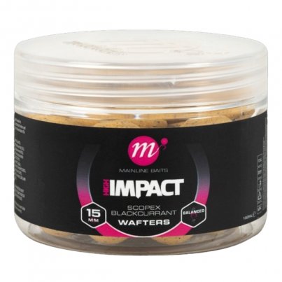 Mainline High Impact Balanced Wafters Scopex Blackcurrant 15mm 