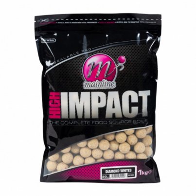 Mainline High Impact Boilies Diamond Whites 20mm 1kg 