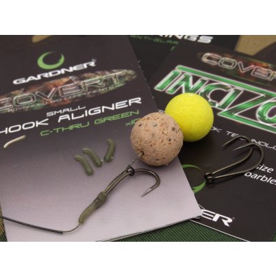 Gardner Rovnátka na háček Covert Hook Aligner Small green