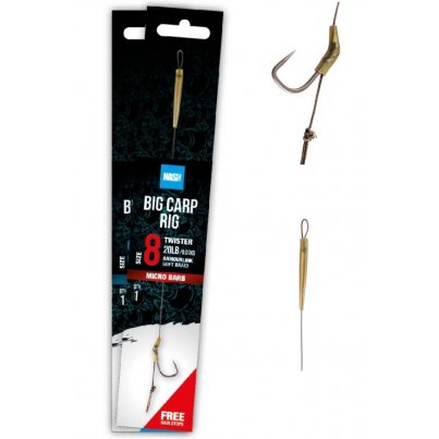 Nash Návazec Big Carp Rig Barbless 6