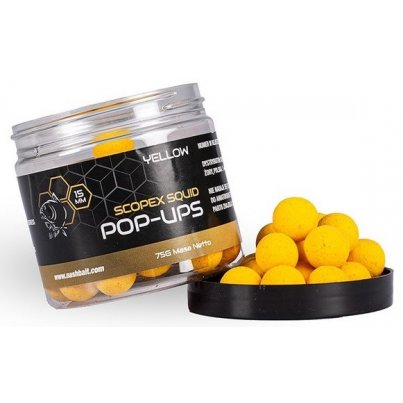 Nash Scopex & Squid Pop Ups Yellow 12mm 75g 