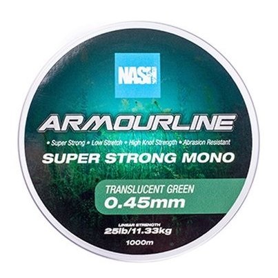 Nash Vlasec Armourline Super Strong Mono Green 1000 m - 0,45 mm 11,33 kg