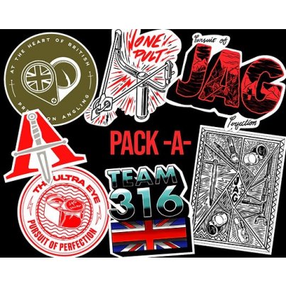 JAG Sada samolepek Sticker Pack A